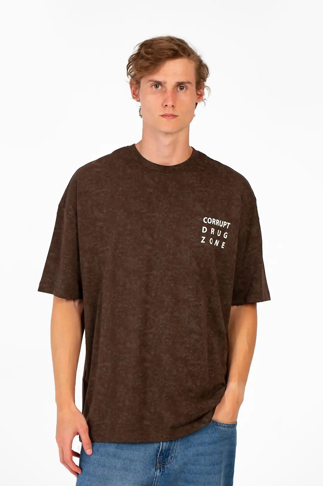 ROUNDED NECK SHORT SLEEVES CORRUPT T-SHIRT