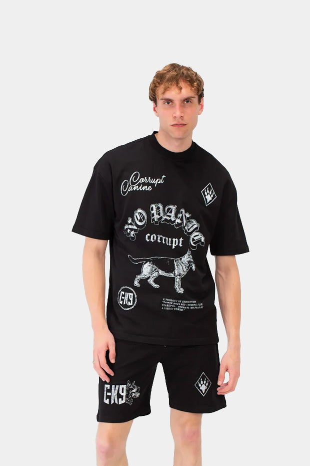 OVERSIZE CORRUPT PRINTED T-SHIRT