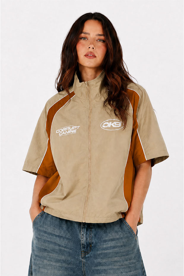 CORRUPT CANINE MOTORSPORT ZIP T-SHIRT