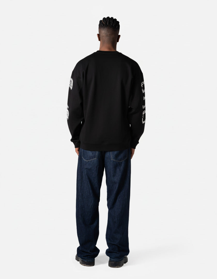 C-K9 SAVAGE DOG GRAPHIC CREWNECK SWEATSHIRT