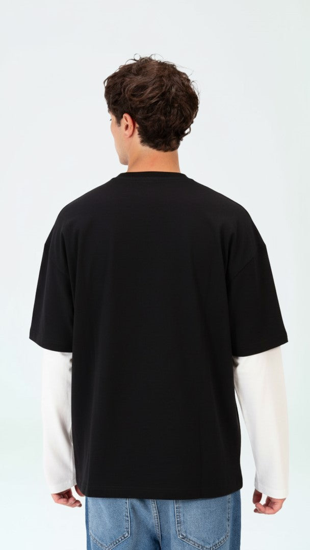 DOGY PRINT ROUNDED LONG SLEEVED CORRUPTK9 SWEATSHIRT