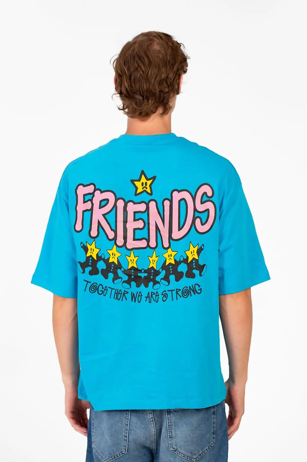 STAR SHAPES CORRUPT PRINT T-SHIRT