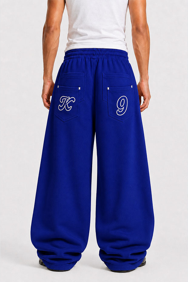 WIDE LEG FLEECE OFF GRID SWEATPANTS WITH DRAWSTRING