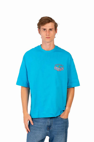 STAR SHAPES CORRUPT PRINT T-SHIRT