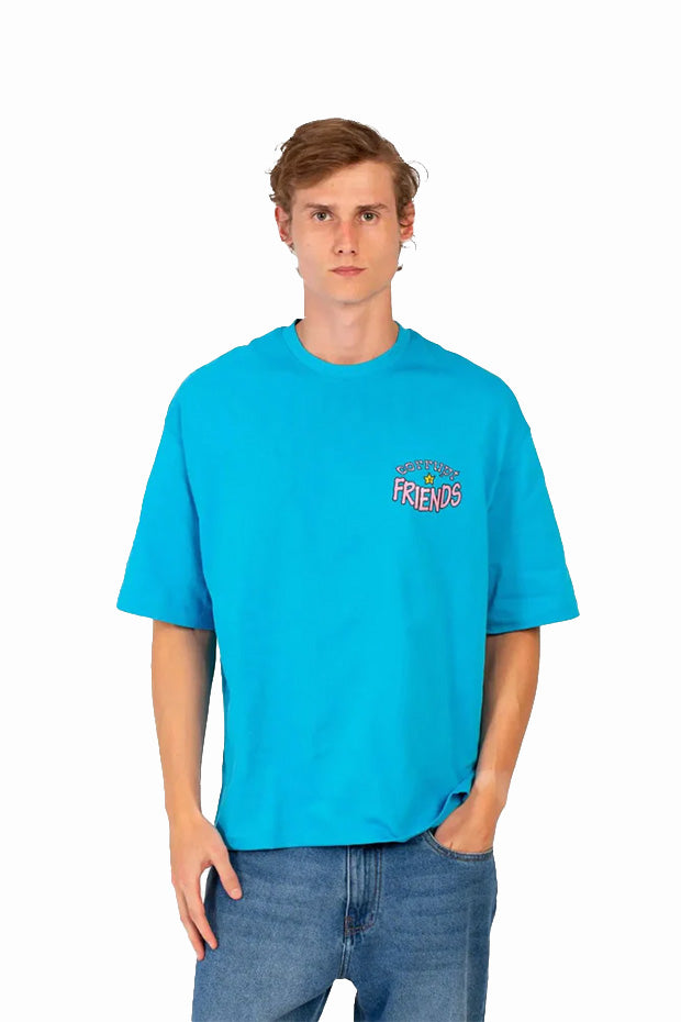 STAR SHAPES CORRUPT PRINT T-SHIRT