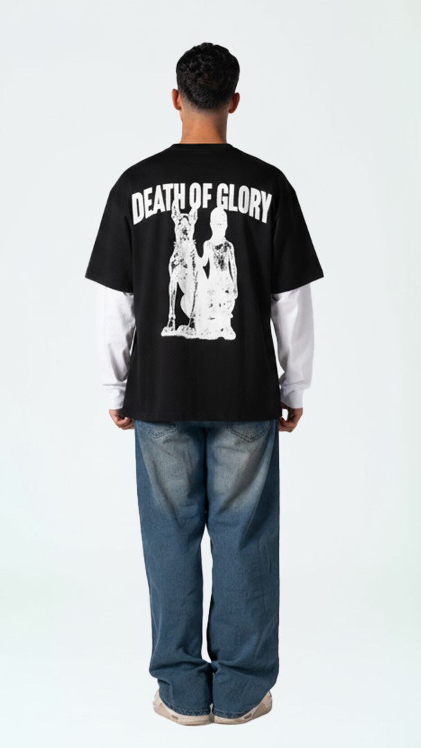 INNER LIGHT OVERSIZED CONNECTED SLEEVES TEE