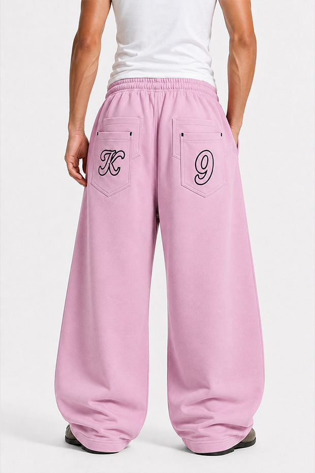 WIDE LEG FLEECE OFF GRID SWEATPANTS WITH DRAWSTRING