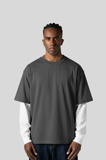 DEATH OF GLORY OVERSIZED CONNECTED SLEEVES  T-SHIRT