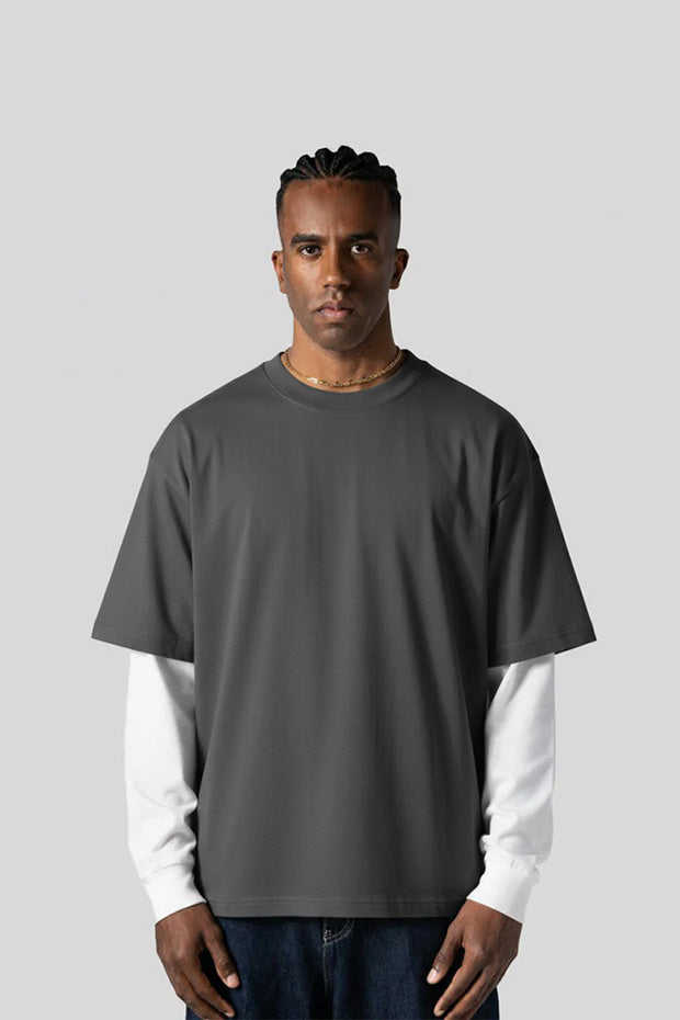 DEATH OF GLORY OVERSIZED CONNECTED SLEEVES  T-SHIRT
