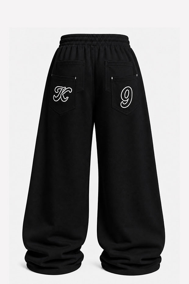 WIDE LEG FLEECE OFF GRID SWEATPANTS WITH DRAWSTRING