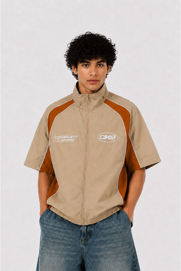 CORRUPT CANINE MOTORSPORT ZIP T-SHIRT