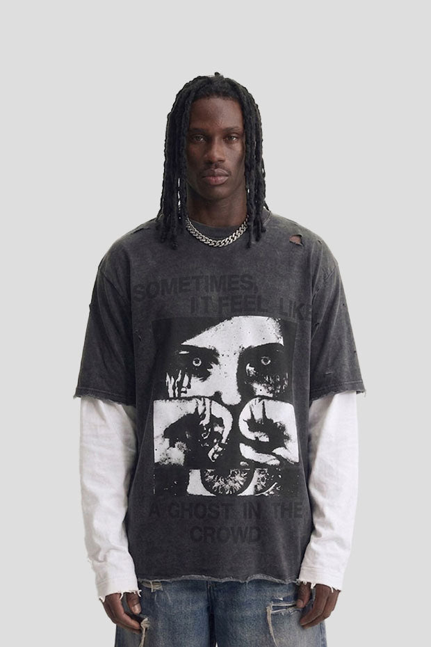 LONG SLEEVE CORRUPT CANINE T-SHIRT