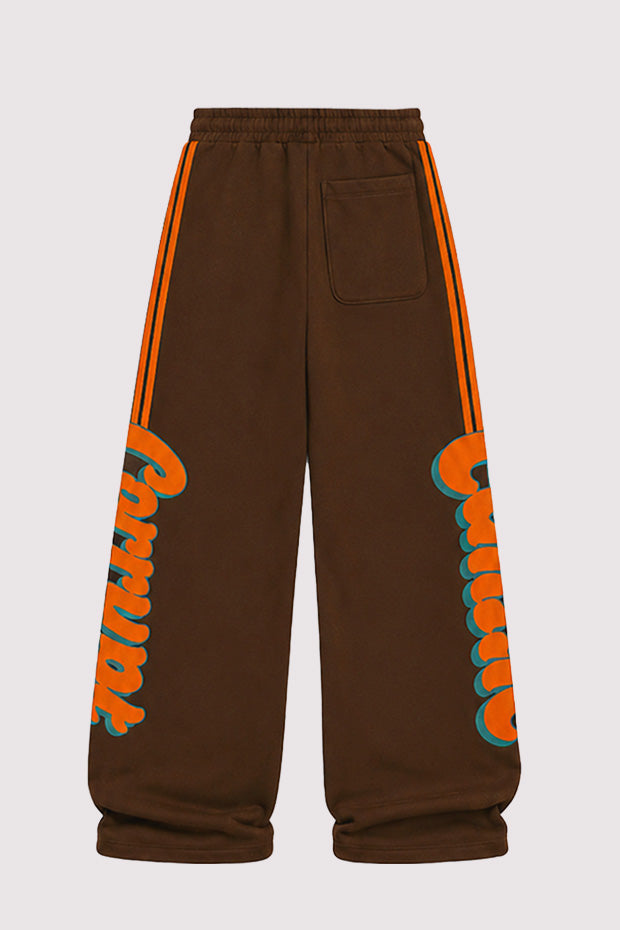 CORRUPT CANINE RETRO LEAGUE WIDE LEG SWEATPANTS