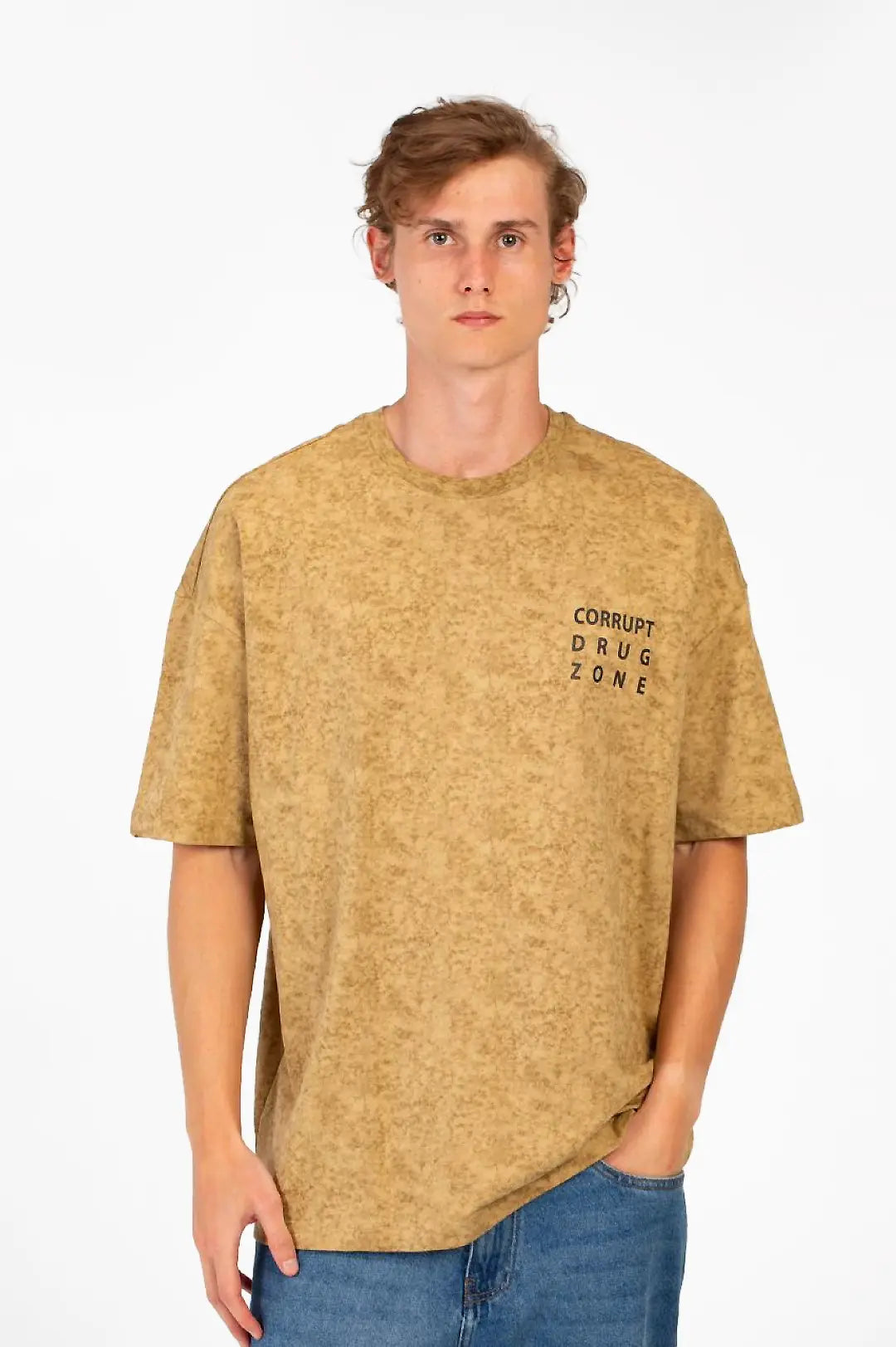 ROUNDED NECK SHORT SLEEVES CORRUPT T-SHIRT