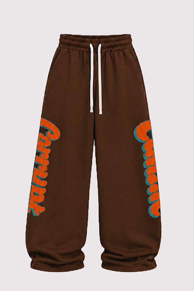 CORRUPT CANINE RETRO LEAGUE WIDE LEG SWEATPANTS