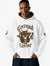 CORRUPT CANINE SAVAGE PRINT OVERSIZED HOODIE