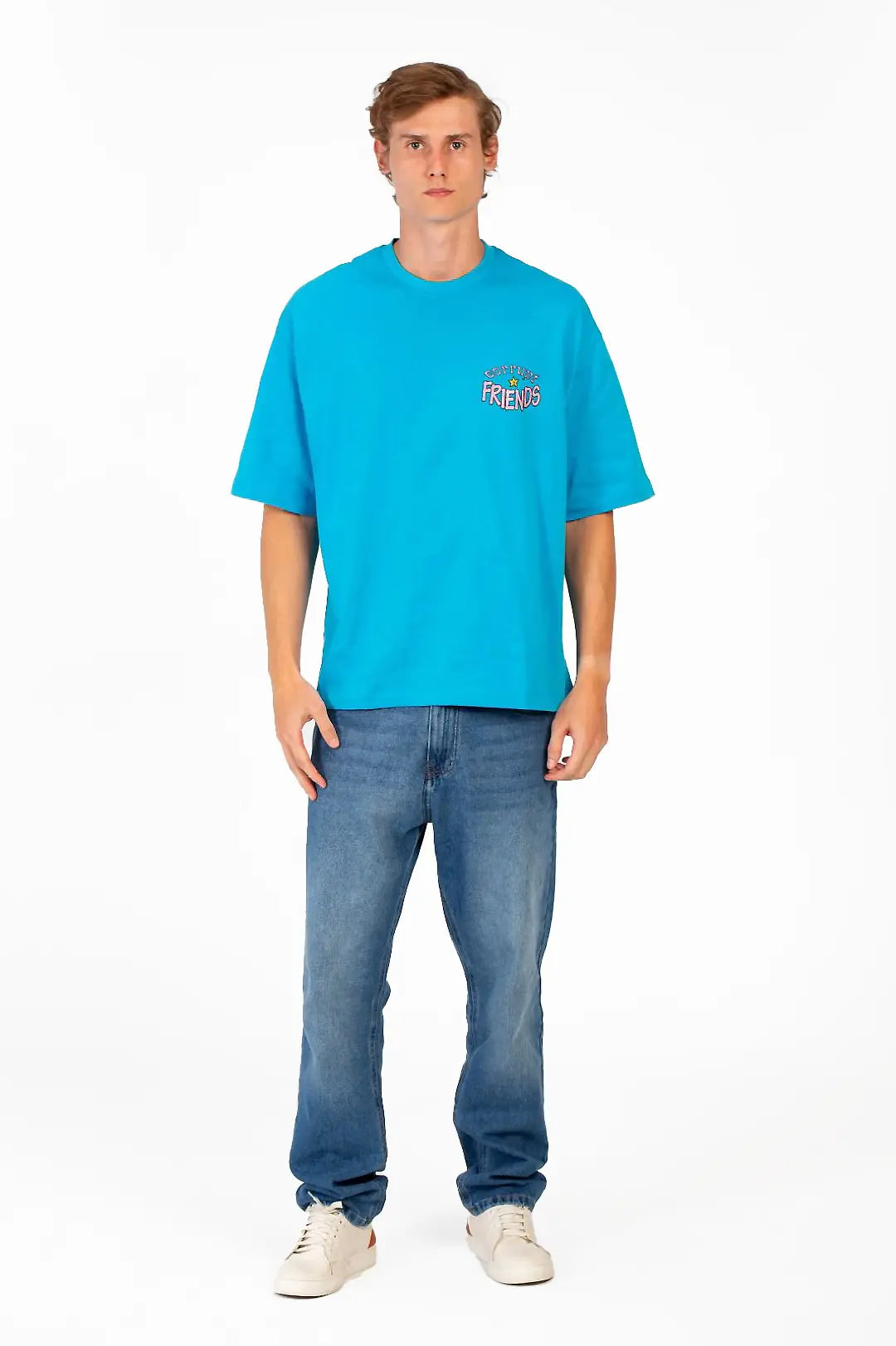 STAR SHAPES CORRUPT PRINT T-SHIRT