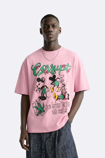 OVERSIZE GRAPHIC PRINT T-SHIRT