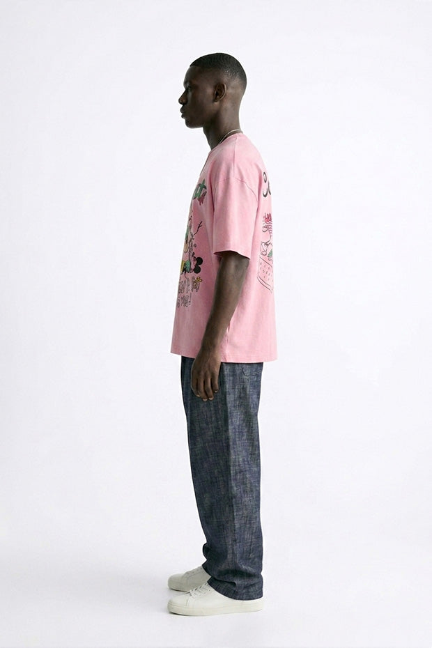 OVERSIZE GRAPHIC PRINT T-SHIRT