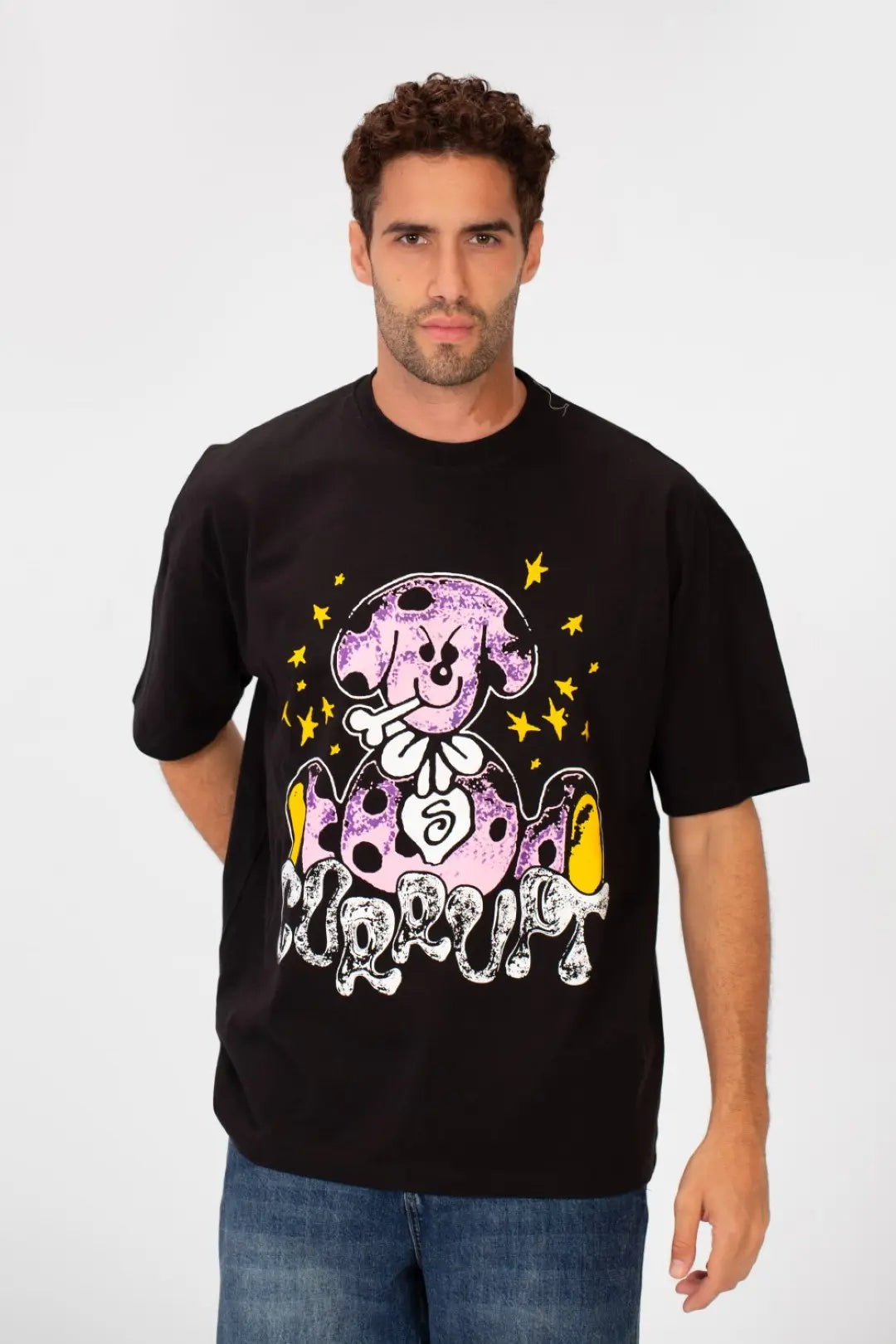 STARS T-SHIRT VIBRANT OVERSIZE