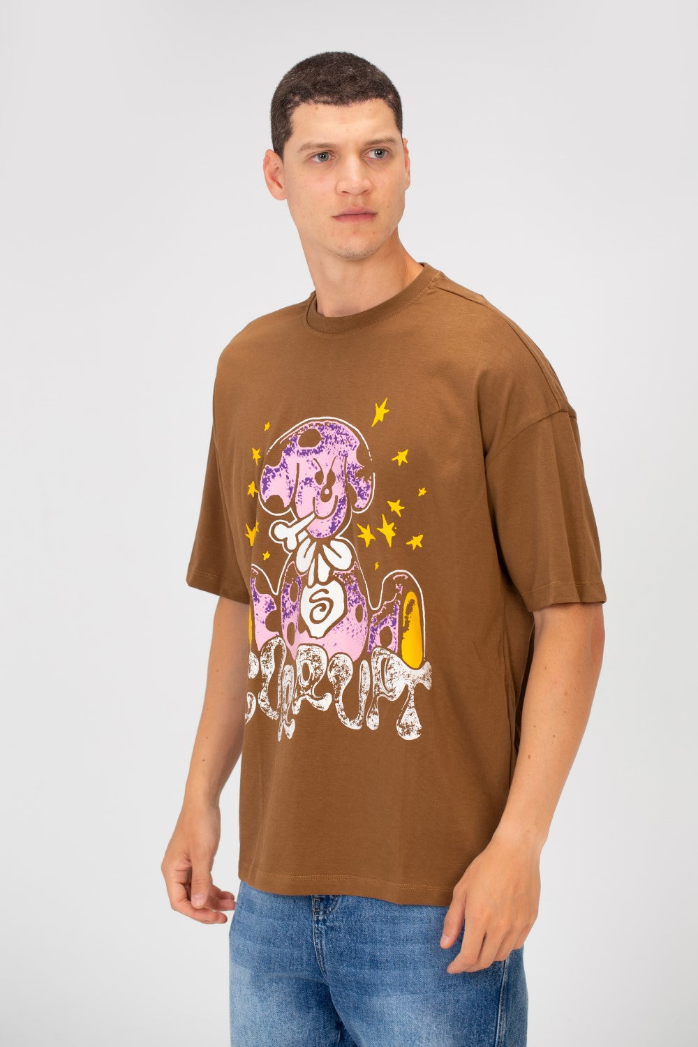 STARS T-SHIRT VIBRANT OVERSIZE
