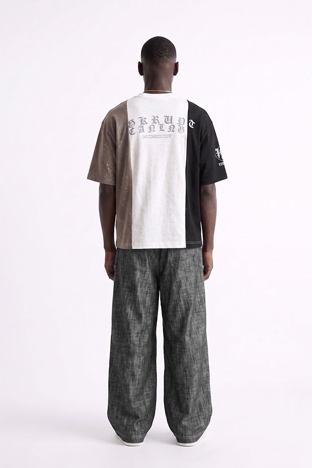 HALF &amp; HALF CORRUPT CANINE OVERSIZED MODERN T-SHIRT