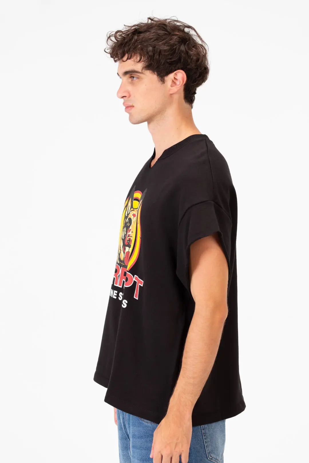 Corrupt dogy print short sleeves t-shirt