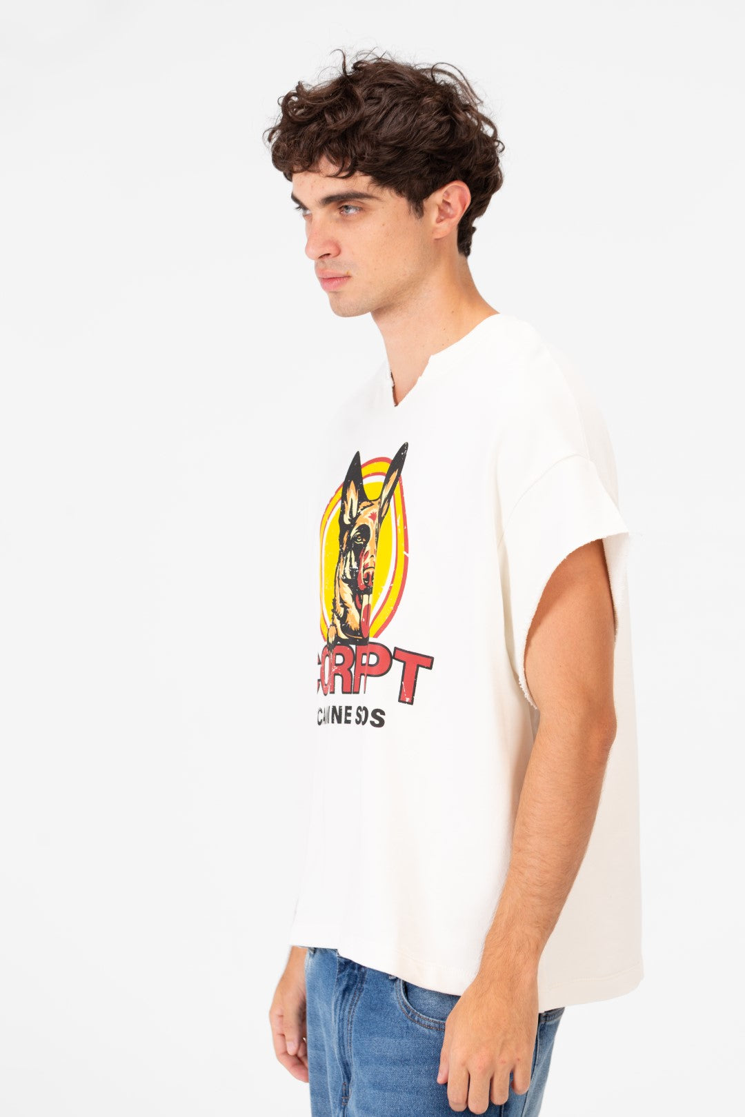 CORRUPT DOGY PRINT SHORT SLEEVES T-SHIRT