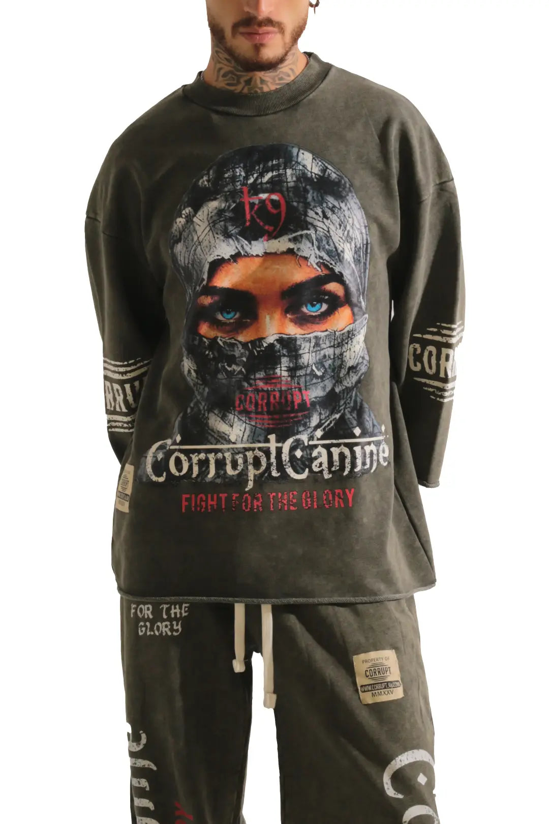 BOXY FIT WASHED CORRUPT T-SHIRT