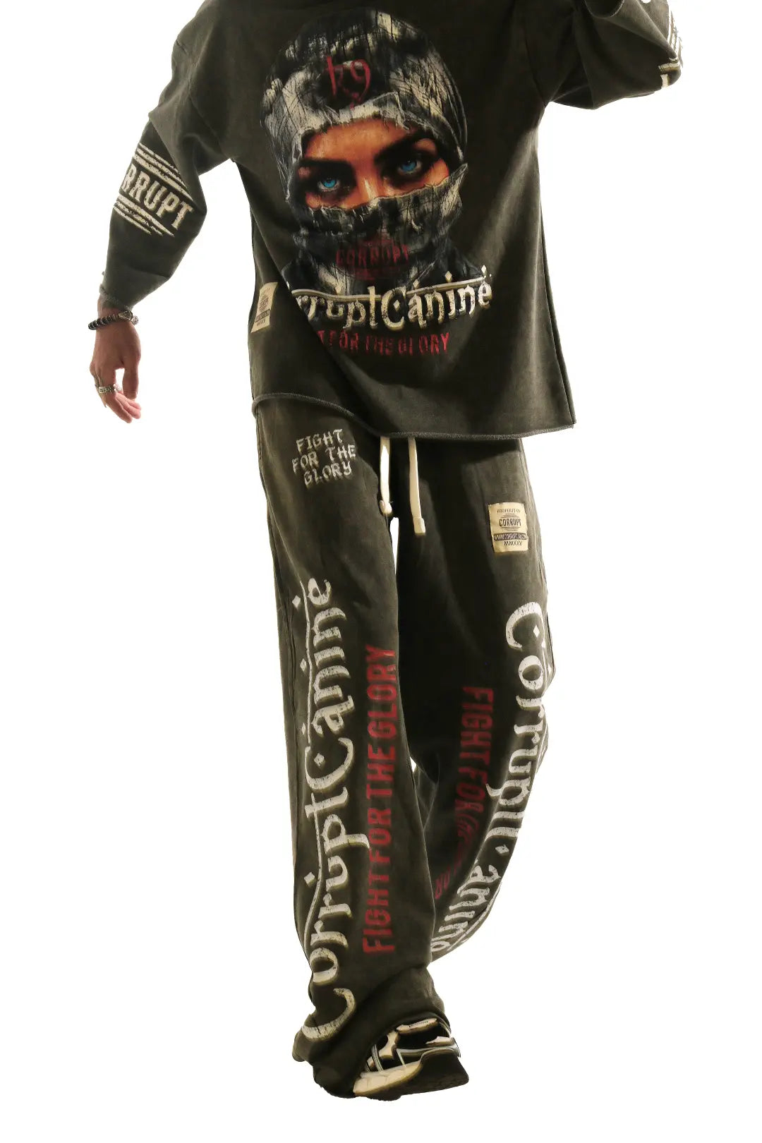 BOXY FIT WASHED CORRUPT T-SHIRT