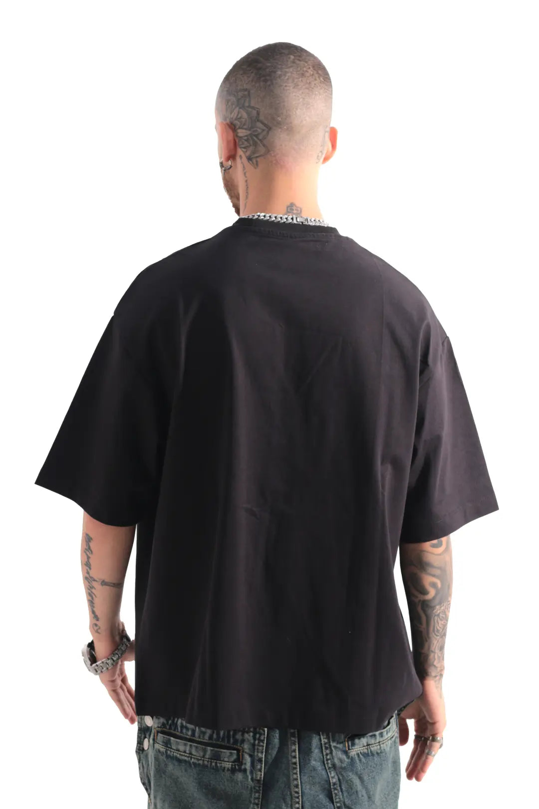 BOXY FIT TEE WITH PRINT