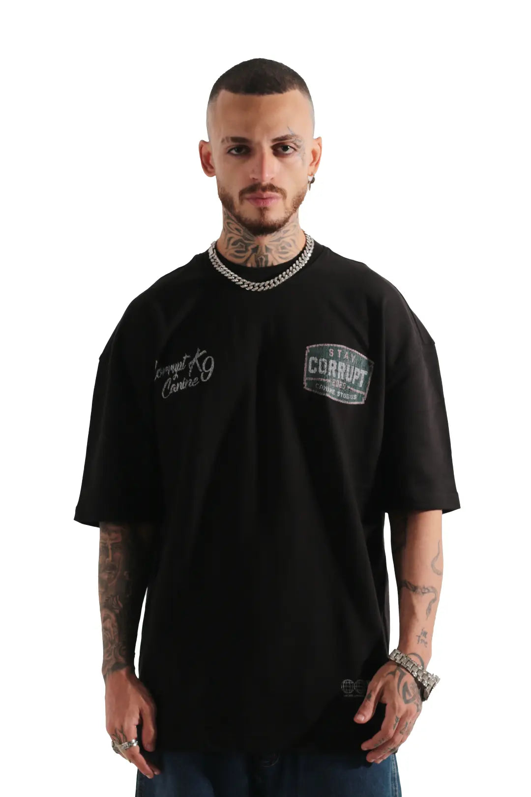 CK9 OVERSIZED PRINTED T-SHIRT
