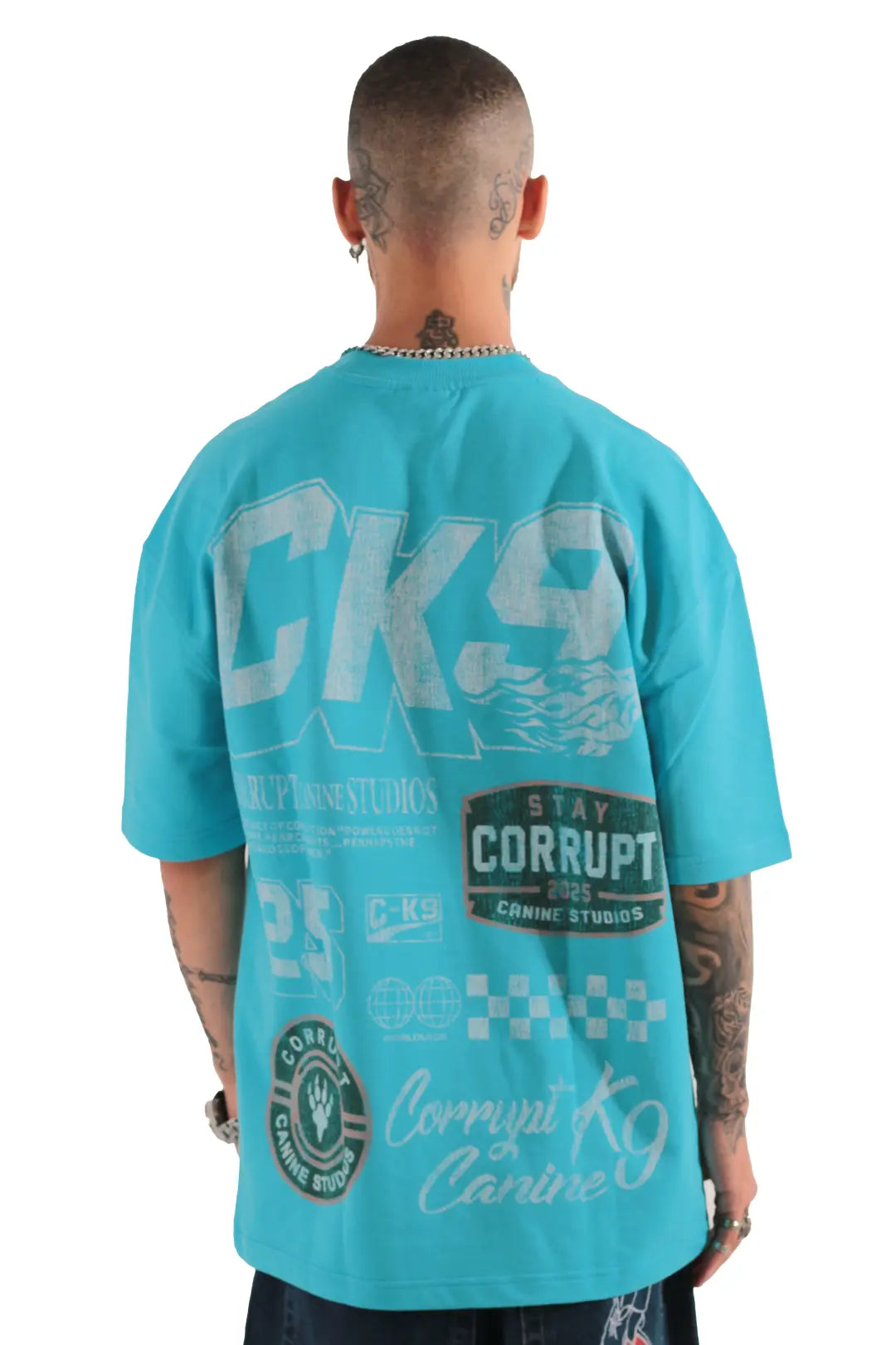 CK9 OVERSIZED PRINTED T-SHIRT