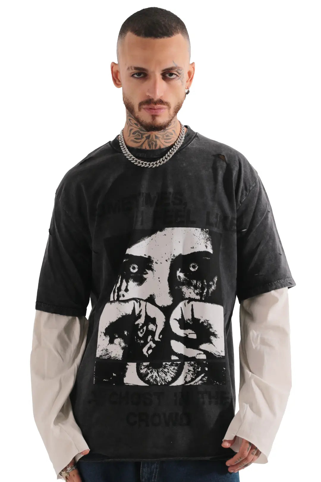 LONG SLEEVE CORRUPT CANINE T-SHIRT