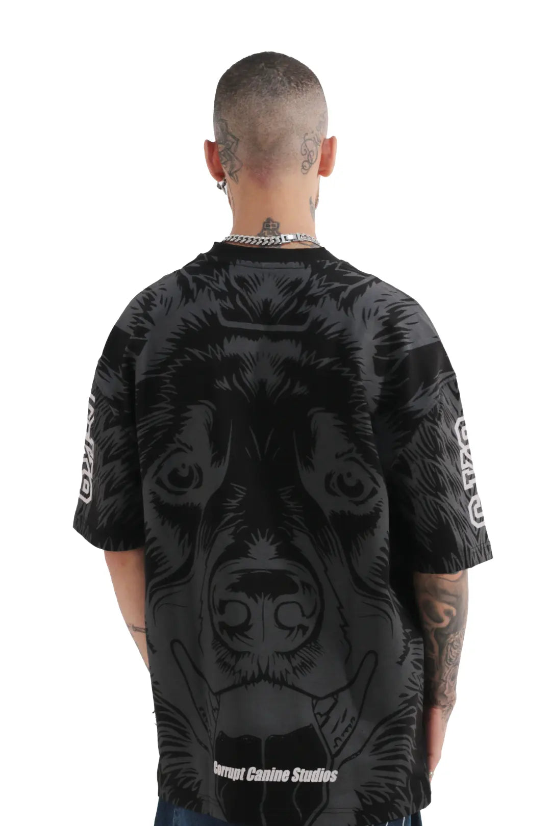 DOG PRINT SHORT SLEEVE T-SHIRT