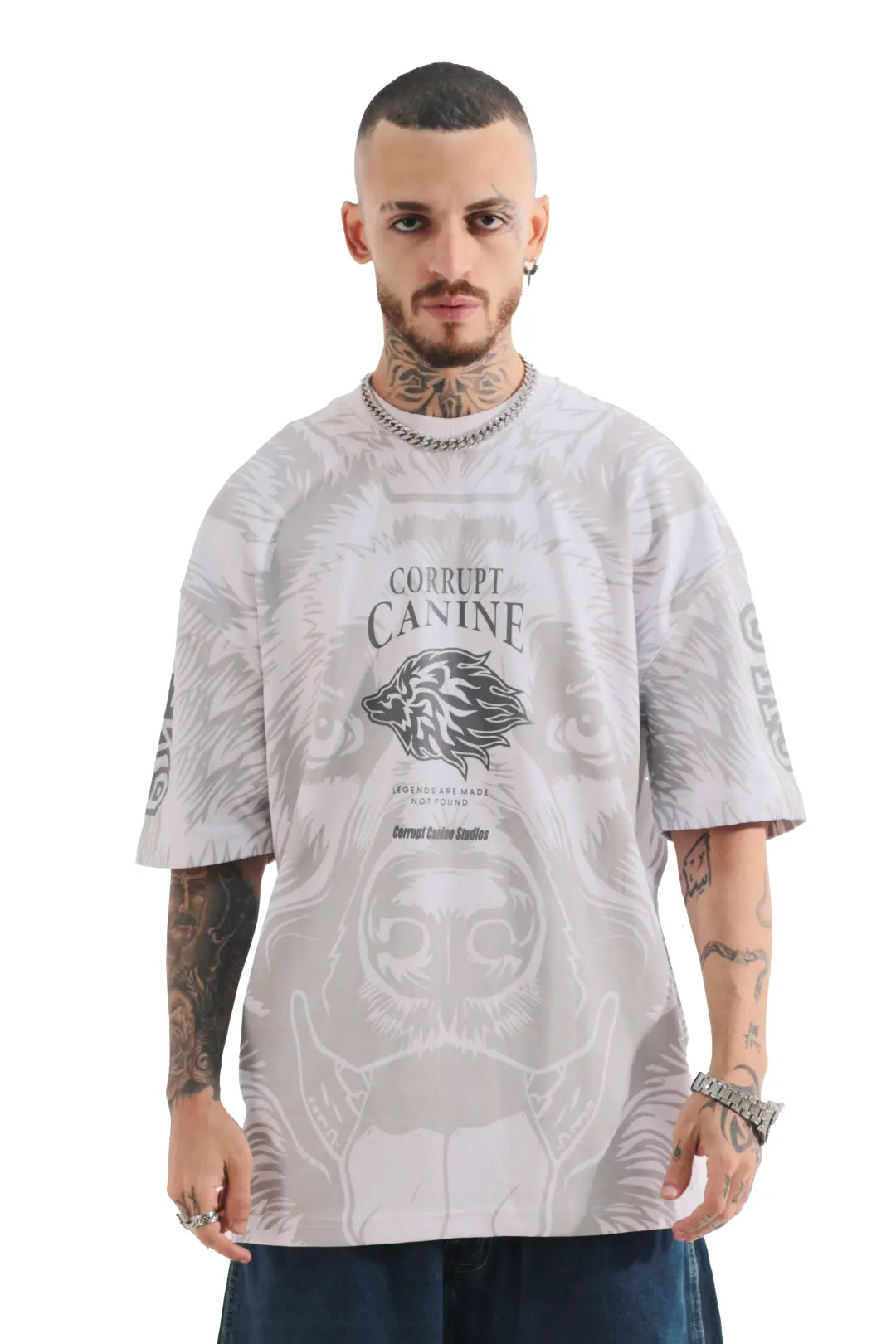 DOG PRINT SHORT SLEEVE T-SHIRT