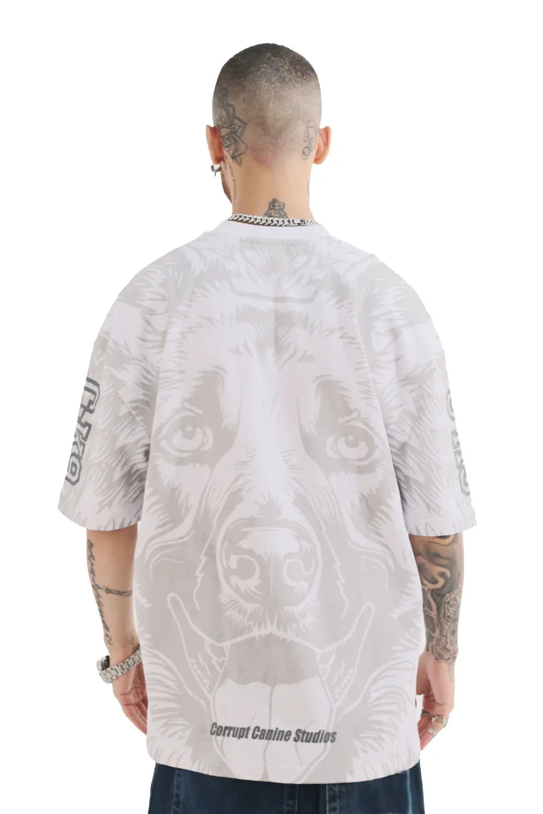 DOG PRINT SHORT SLEEVE T-SHIRT