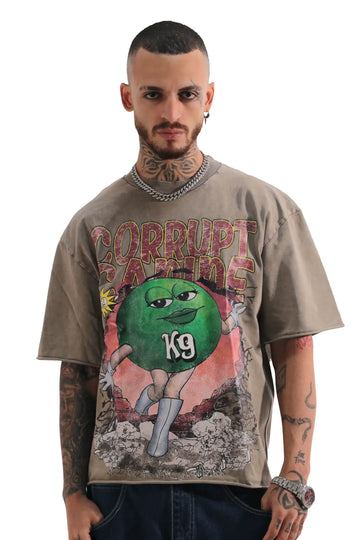 GRAPHIC PRINT OVERSIZED K9 T-SHIRT