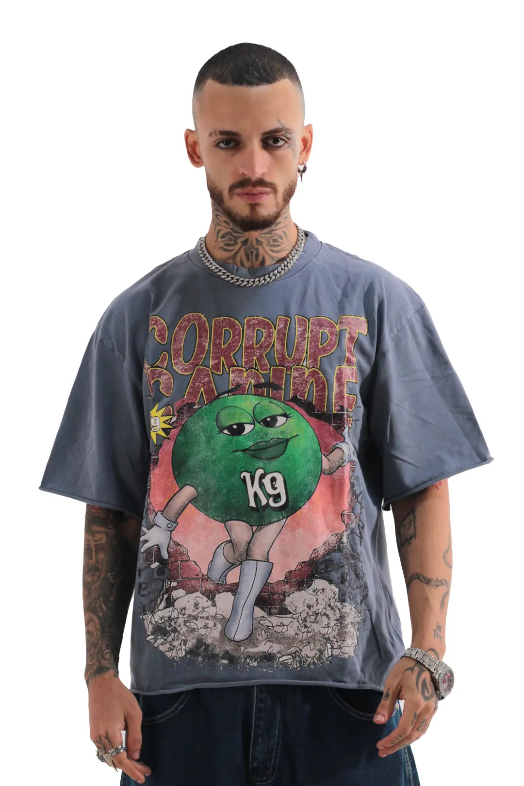 GRAPHIC PRINT OVERSIZED K9 T-SHIRT