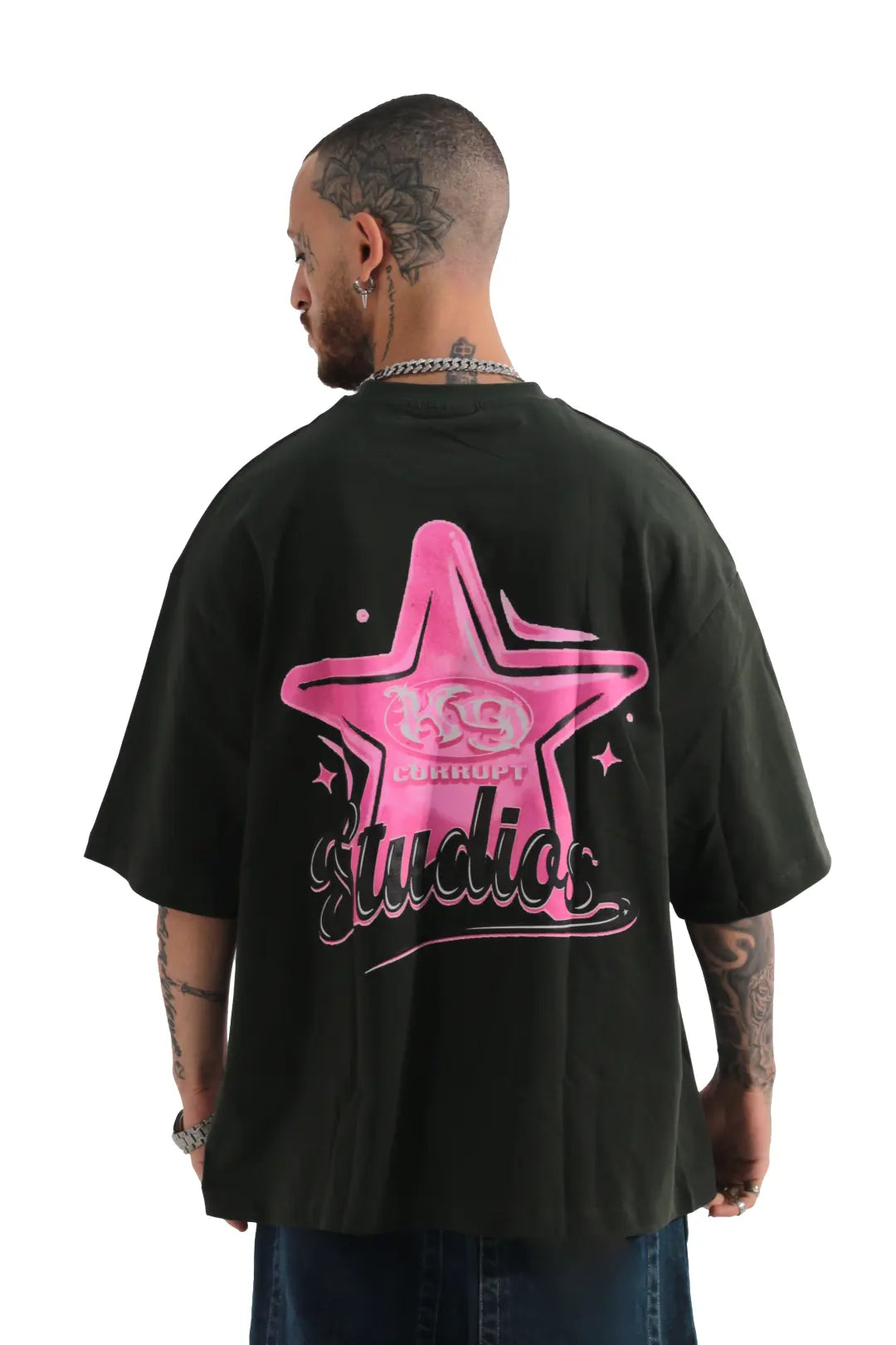 OVERSIZE STAR PRINT TEE
