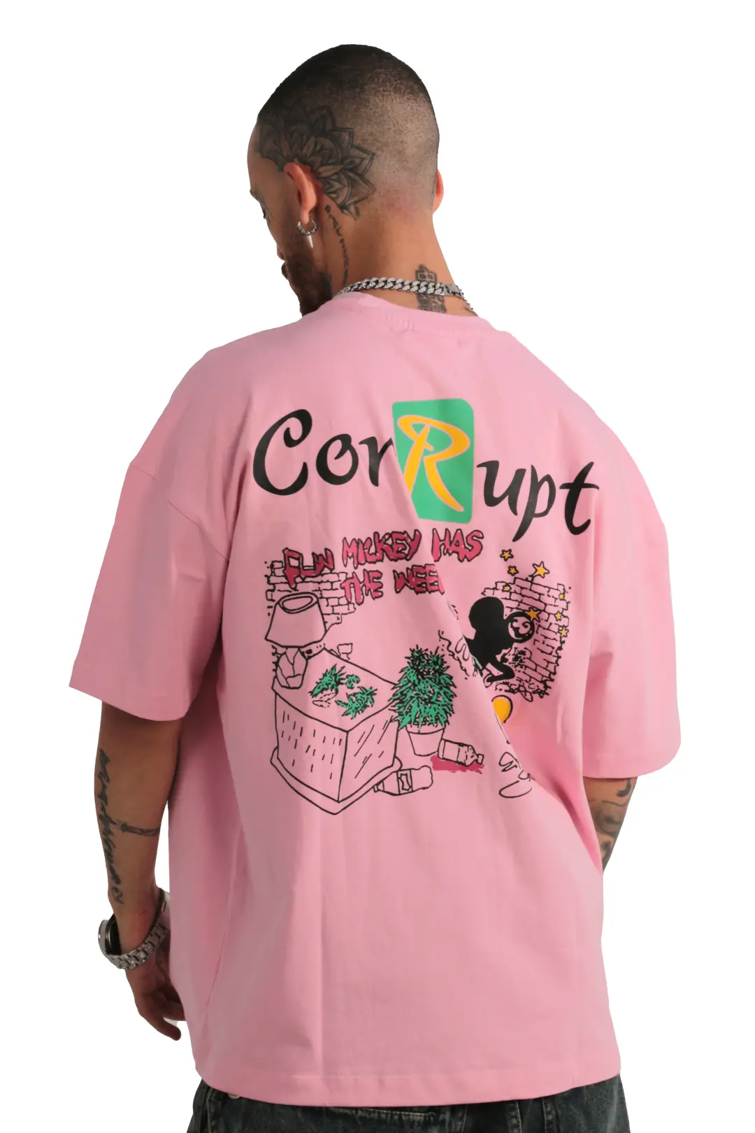 OVERSIZE GRAPHIC PRINT T-SHIRT