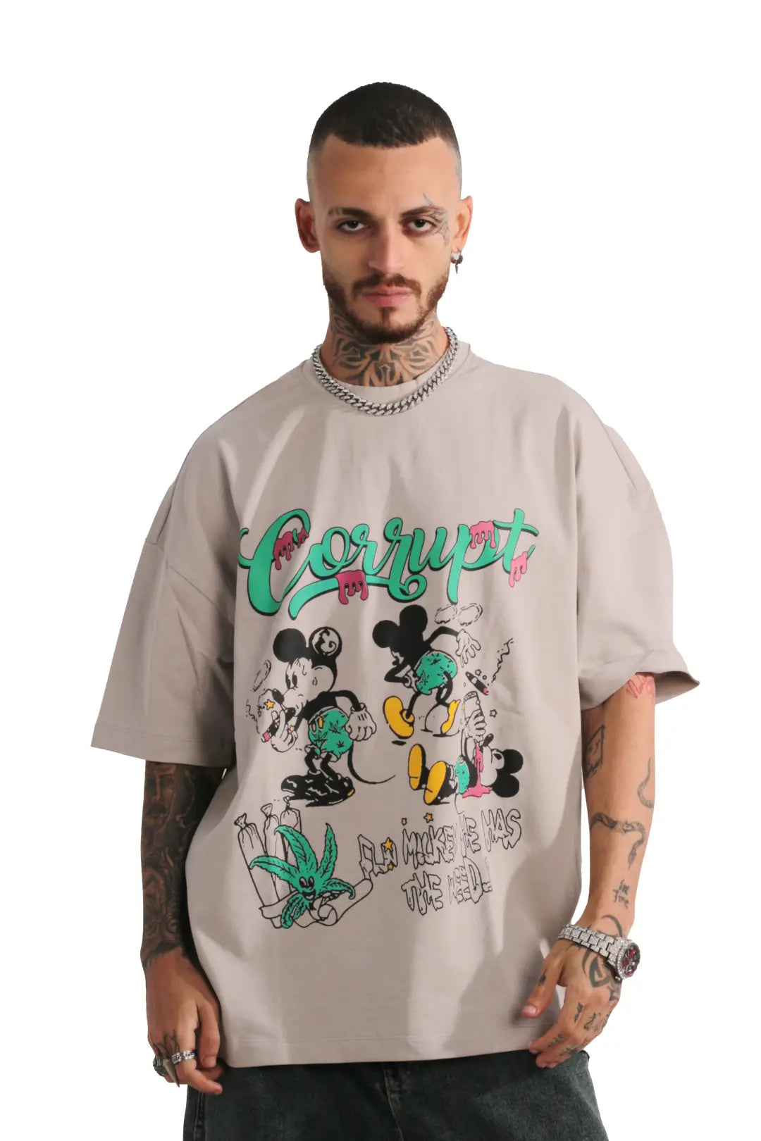 OVERSIZE GRAPHIC PRINT T-SHIRT