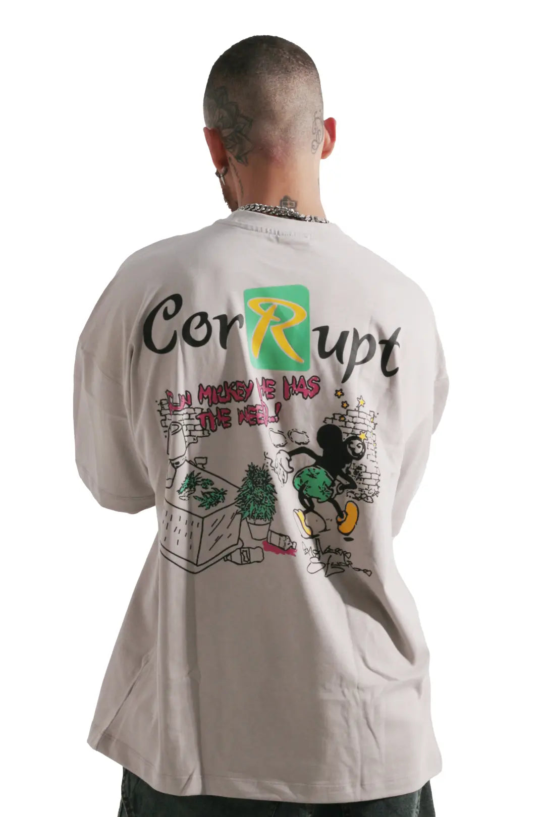 OVERSIZE GRAPHIC PRINT T-SHIRT