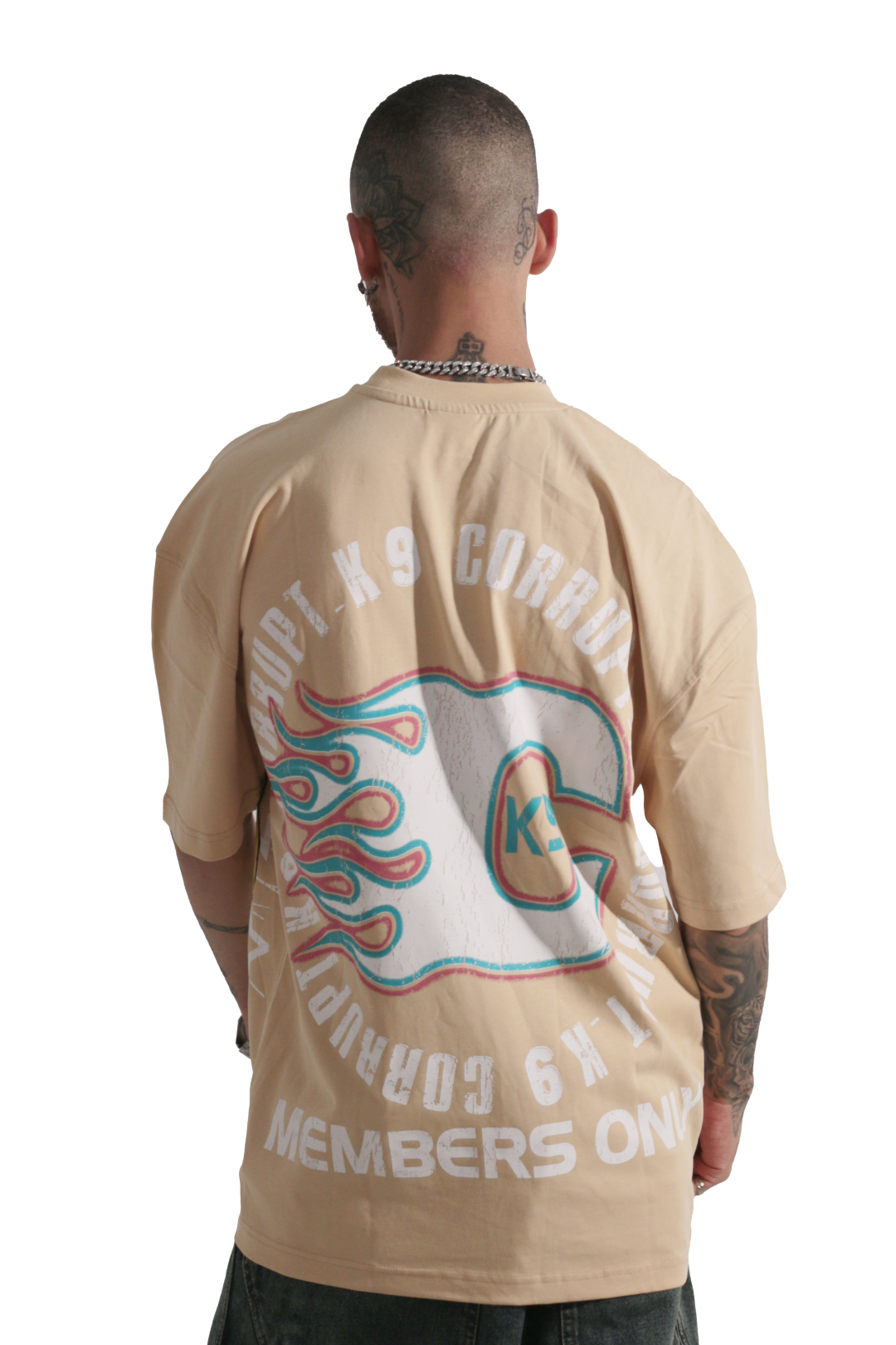 SHORT SLEEVE OVERSIZED PRINTED T-SHIRT