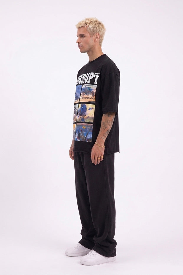 CORRUPT SCREENPRINT BOXY FIT T-SHIRT