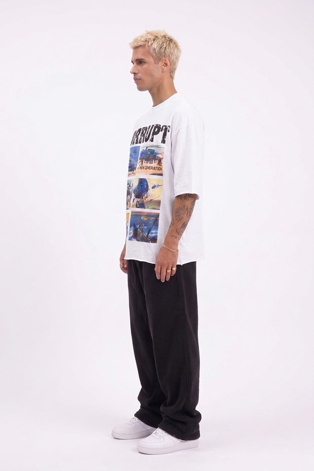 CORRUPT SCREENPRINT BOXY FIT T-SHIRT