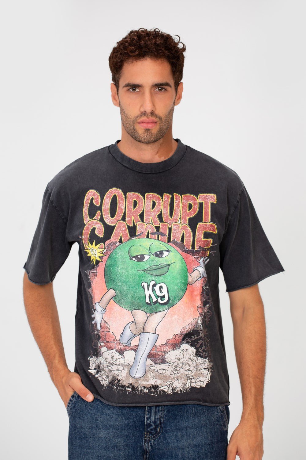 GRAPHIC PRINT OVERSIZED K9 T-SHIRT