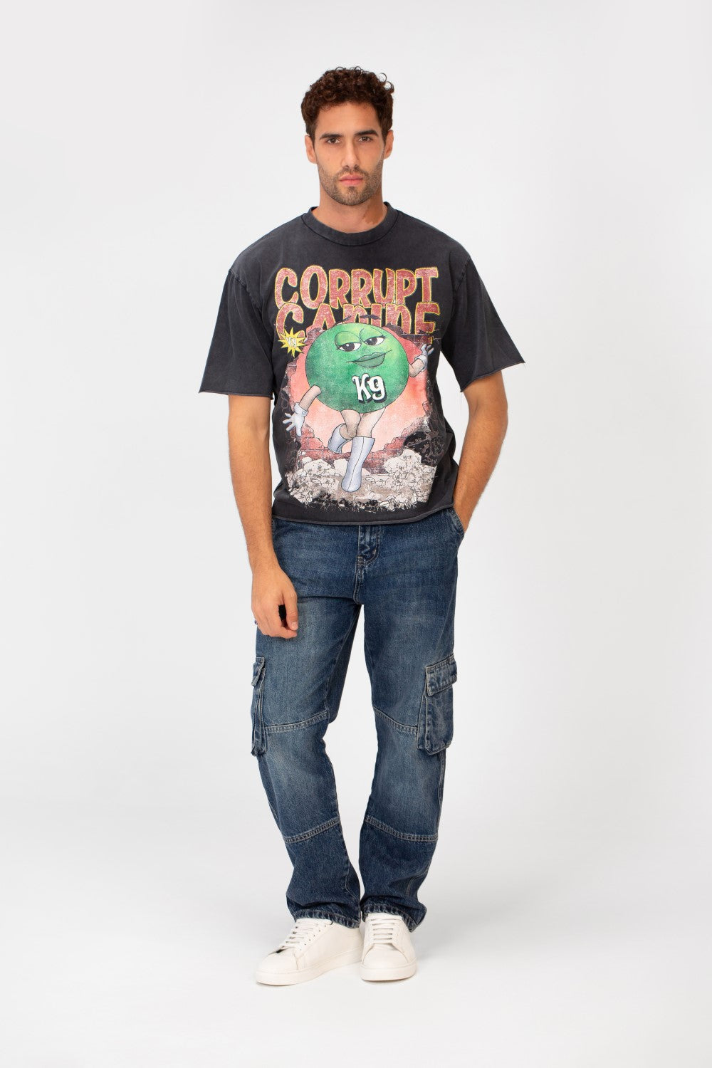 GRAPHIC PRINT OVERSIZED K9 T-SHIRT