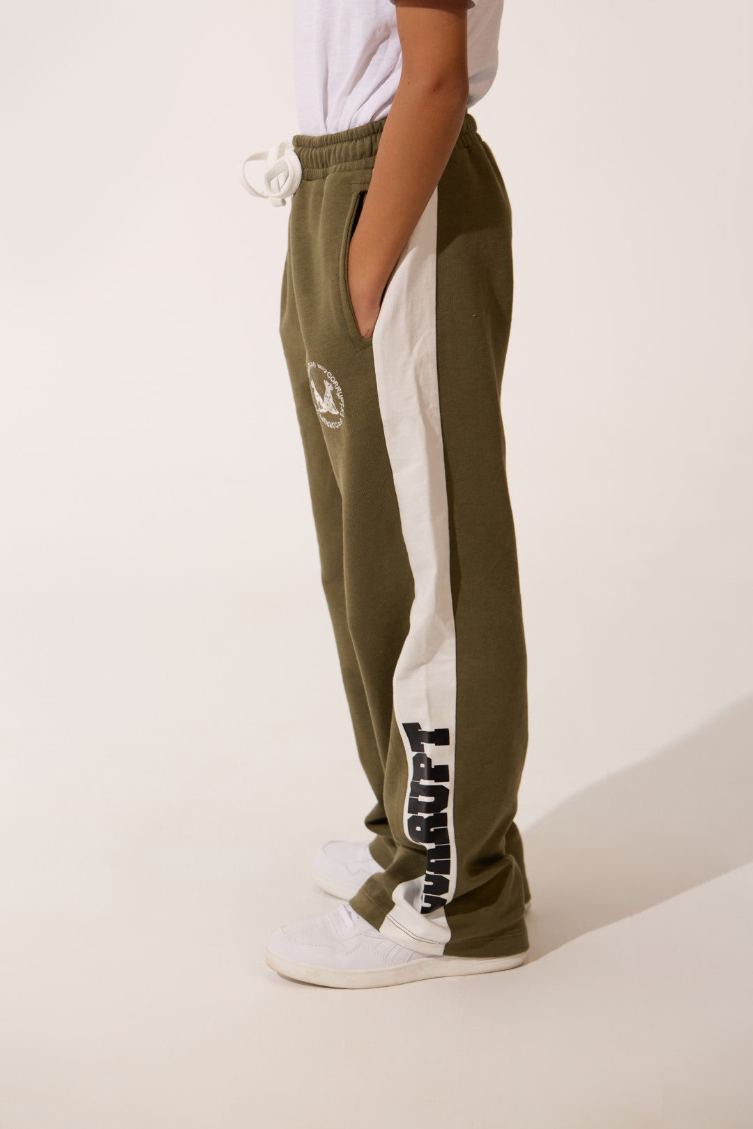 KIDS CONTRAST SIDE PANEL CORRUPT STREET SWEATPANTS