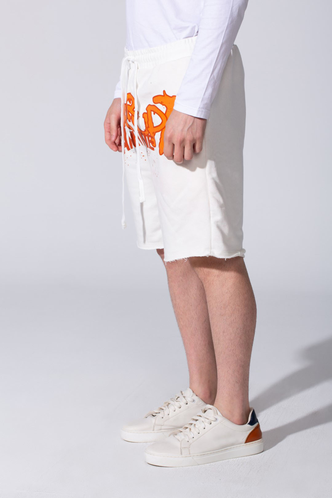 CORRUPT CANINE LOGO PRINT MELTON SHORT